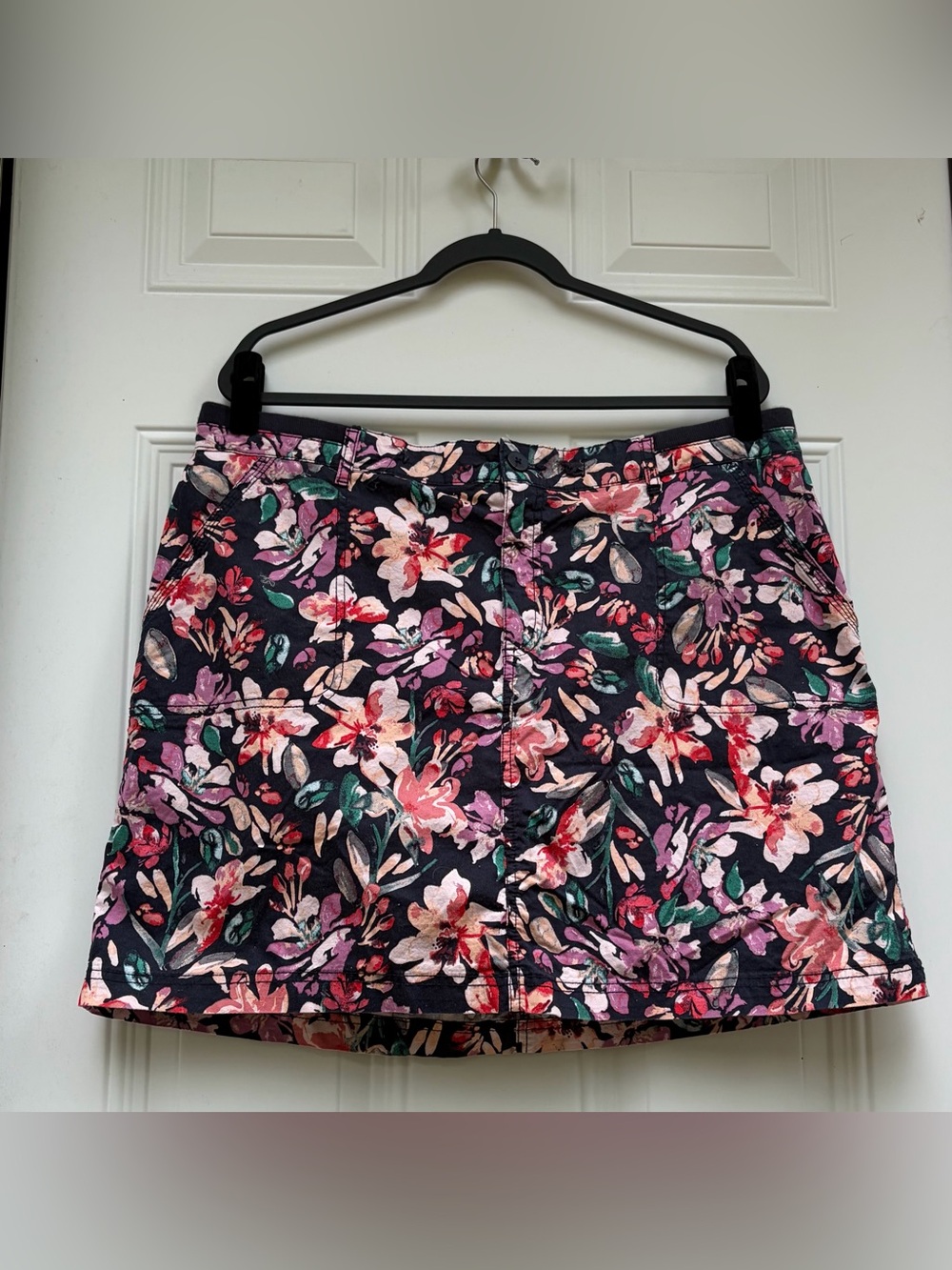Faded Glory Floral Print Women’s Skirt